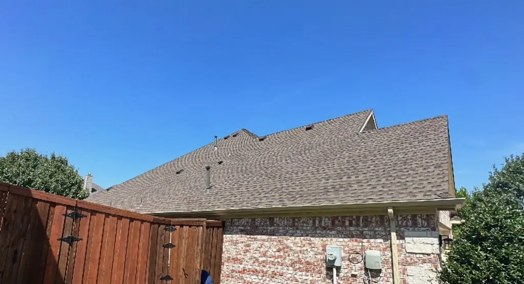 Completed roof replacement project in La Cresta